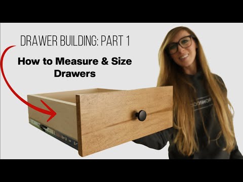 How to Measure and Size Drawer Fronts & Drawer Boxes