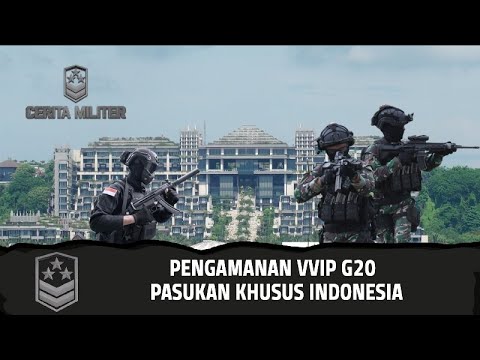 Intip Pengamanan Khusus G20 ala Pasukan Khusus Indonesia