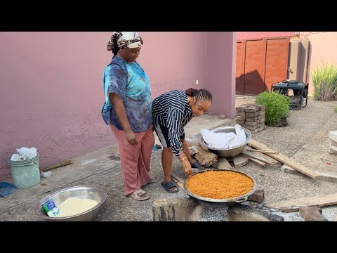Ghanaian Muslim wedding COOKING DELICIOUS AFRICAN FOOD