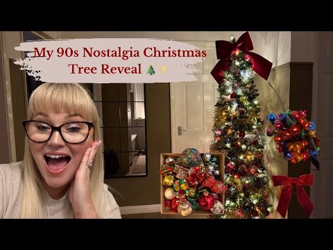 My 90's Nostalgia Christmas Tree Reveal | Decorate and shop with me