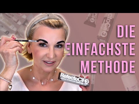 Augenbrauen färben für Anfänger - von Expertin erklärt