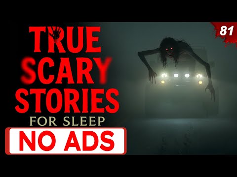 π΄ NO ADS π΄ 7 HOURS of TRUE Scary Stories for Sleep | Gentle Rain Sounds | Black Screen | Vol. 81