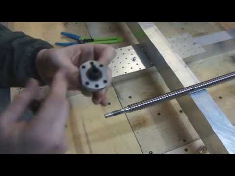 Как навернуть гайку на винт ШВП