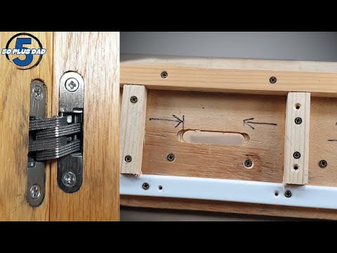 How To Install Invisible Hinges DIY Jig!