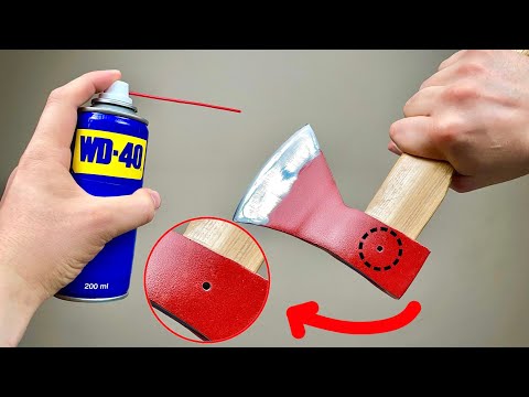 🔥🔥Just one HOLE in the axe and your axe is as sharp as a blade! I regret that I did not know earlier