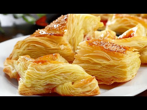 How come I didn't know about this new method before? Quick easy homemade puff pastry. No Eggs
