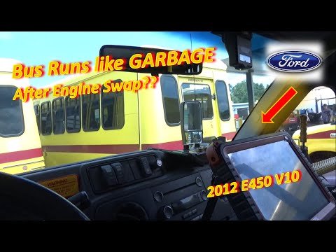 Bus Runs Like GARBAGE after Engine Swap?? (Ford E450 V10)