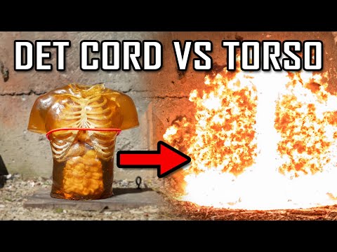 Det Cord vs Ballistic Torso in Ultra Slow Motion!