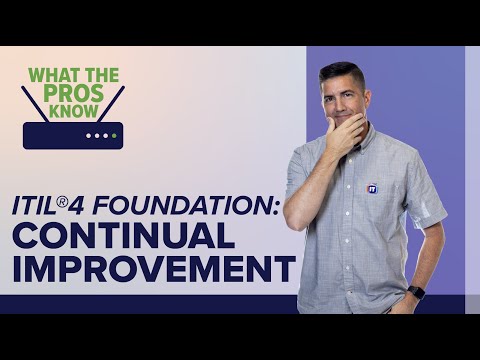 Continual Improvement Model - ITIL®4 Foundation