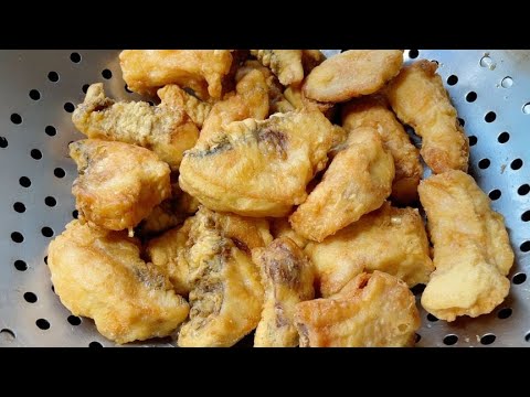 廚師長教你炸魚塊的家常做法，步驟詳細，香味濃郁下酒又下飯【留意美食】#炸魚塊
