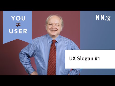 You ≠ User (UX Slogan #1)