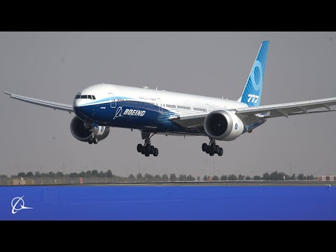 Climb aboard the 777-9 flight test airplane