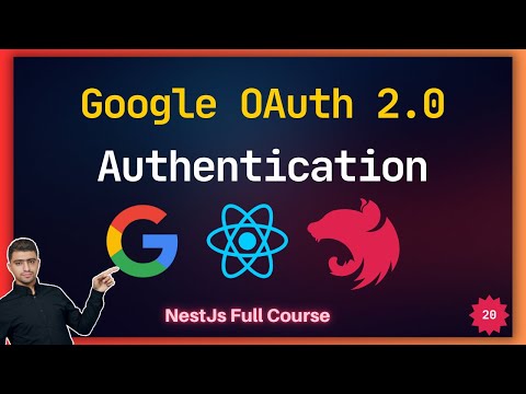 🚀 NestJS Google OAuth Authentication + React App | Full Guide