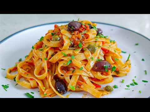 How to Make PASTA alla PUTTANESCA Like an Italian