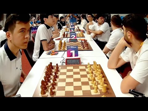 Nodirbek Abdusattorov 2732 vs. Alireza Firouzja 2753 / FIDE World Rapid Team 2025 / unpredictable