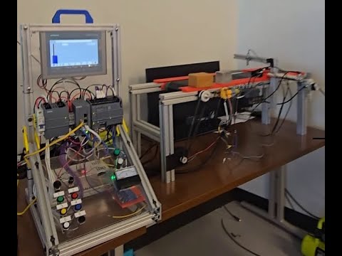 PLC Demo Panel for Conveyor Inspection