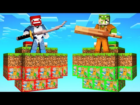 Minecraft BRAINROT LUCKY BLOCK BEDWARS!