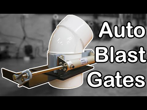 Making An Automatic Dust Collection System; Shopmade #081