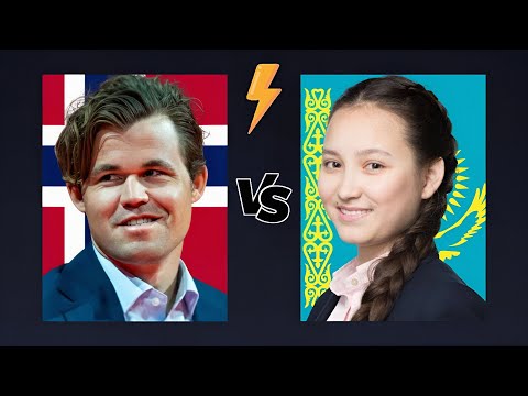Magnus Carlsen vs Zhansaya Abdumalik | Main Event | chesscom