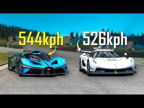 Bugatti Bolide vs Koenigsegg Jesko | Spa Francorchamps Time Trial | Real Racing 3