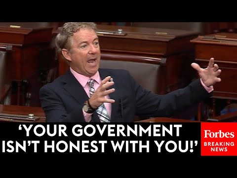BREAKING NEWS: Rand Paul Pitches Massive Overhall To Debt Limit Bill On Senate Floor