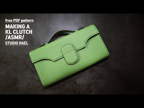 Making a KL clutch / KL 클러치 만들기 / Leather Craft PDF / 가죽공예 패턴