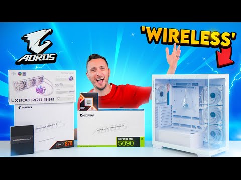 Building a 'Wireless' Gaming PC ft Aorus Stealth