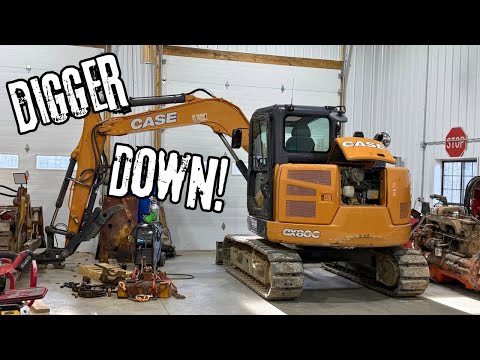 This CASE Excavator has NO POWER, How Bad Can It Be?