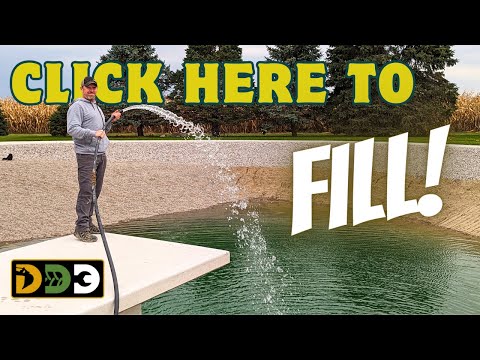 Pond Is Filling Up & You Might Be Surprised How Long It Took!