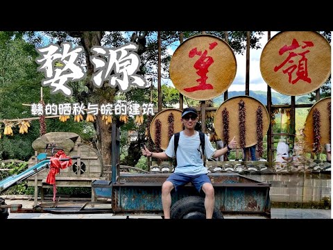 原来最真实的婺源篁岭长这样 万绿丛中一点红黄 | 江西-婺源-篁岭 VLOG