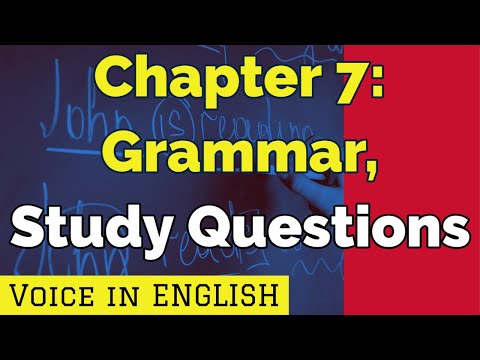 Solved and Explained Study Questions | Chapter 7 | Grammar | The Study of Language | [ ENGLISH ]