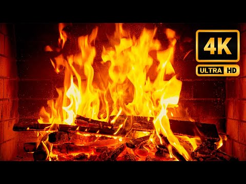 BEST Christmas Fireplace & Jazz Instrumental | Crackling Fire & Piano for Cozy Christmas Evenings