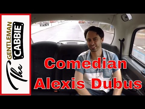 Comedian Alexis Dubus tells the funniest joke in the world to taxi driver The Gentleman Cabbie