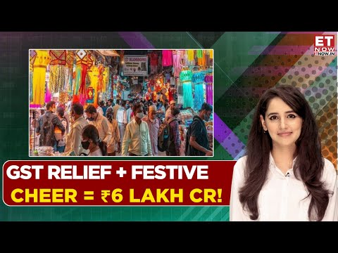 Festive Shopping Boost: Sales Topped ₹6 Lakh Cr; GST Relief Sparks In India | India Tonight | ET Now
