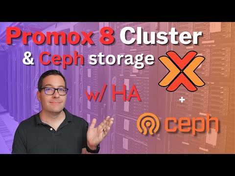 Proxmox 8 Cluster with Ceph Storage configuration