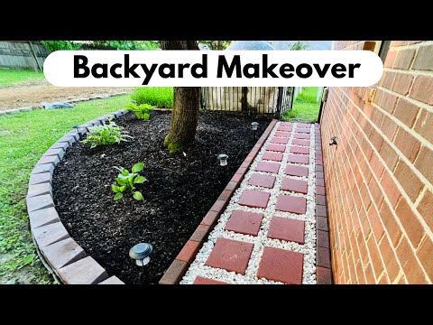 Paver Installation / Pathway /Stepping Stones/ Garden Decoration DIY/ Backyard Makeover