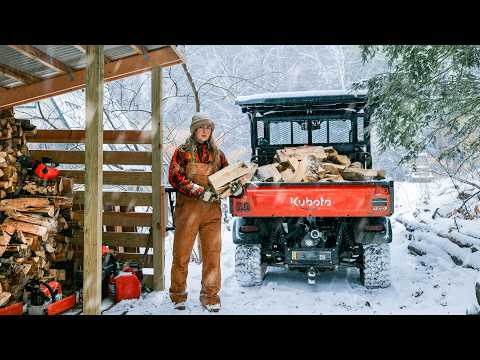 SNOWSTORM Survival: Blizzard at the Cabin (-18C)