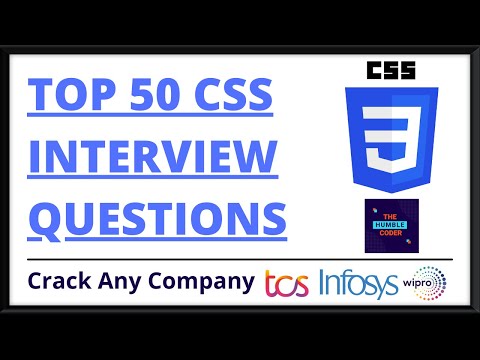 Top 50 CSS Interview Question |Question With Answers | Most Asked | CSS Interview| Web Development