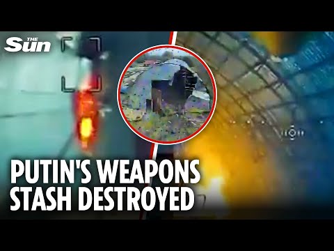 Putin's hidden weapons OBLITERATED by barrage of Ukraine's drones on Zaporizhzhia frontline