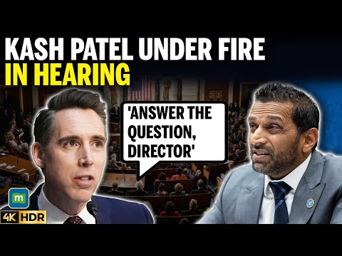 Hawley Grills FBI Dir. Patel Over Anti-Christian Violence & AI Chatbot Threats | Senate Hearing