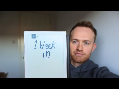1 week review with my reMarkable Paper Pro Move