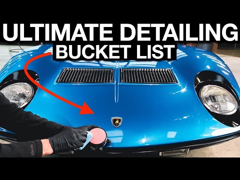 $5M Lamborghini Miura Full Detail Before Last Drive Ever!