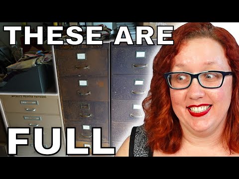 Vintage Sewing Pattern Estate Sale HAUL, let's unbox these cuties!