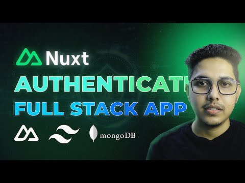 Build a Full Stack authentication app with Nuxt 3, MongoDB, Tailwind CSS