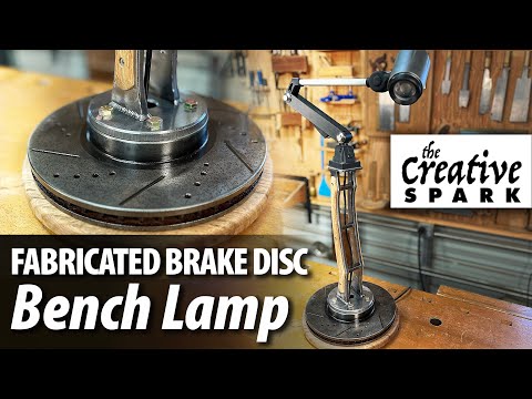 An Heirloom Lamp from a Disc Brake #metalworking #welding #craftsmanship #fabricator