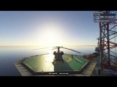 Heavy Lift Precision | CH-47 Chinook Offshore Cargo Hook Mission | MSFS