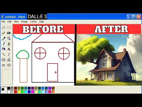 Microsoft AI Made MS Paint AMAZING! (FREE DALL-E 3)