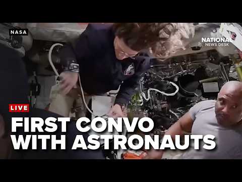 Live astronaut convo with NASA Mission Control