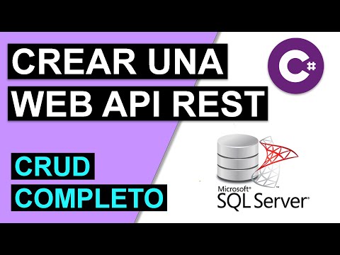 Crear una Web Api -  Rest sencillo CRUD con C# + SQL Server ✅