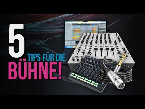 Deine Tracks live Spielen - Performance mit Ableton Live